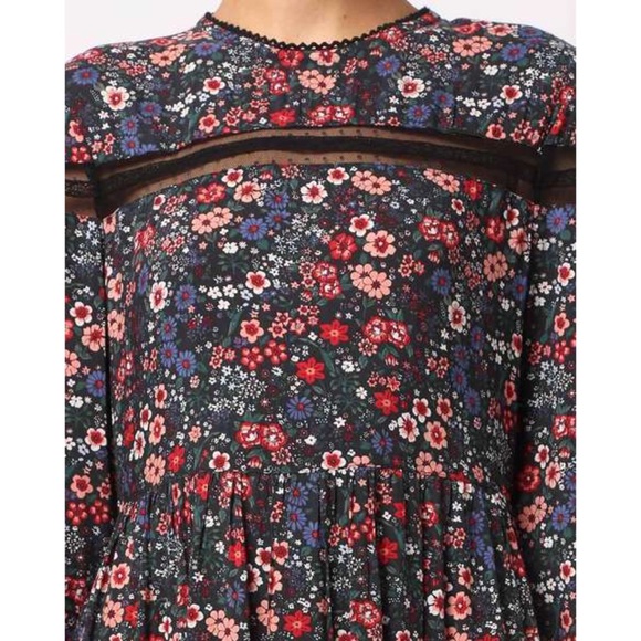 Superdry Skylar Maxi Dress-Floral Cut Out Lace Trim - Picture 13 of 14